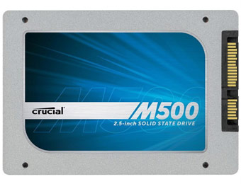 $64 off Crucial M500 240GB Solid State Drive #CT240M500SSD1