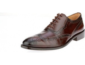 $76 off Liberty Men's Handmade Leather Wing-Tip Oxford Shoes