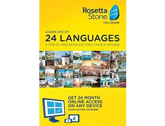 $100 off Rosetta Stone Lifetime Download with 24 Month Online