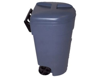 $19 off 50 Gallon Heavy Duty Professional Trash Can w/Wheels
