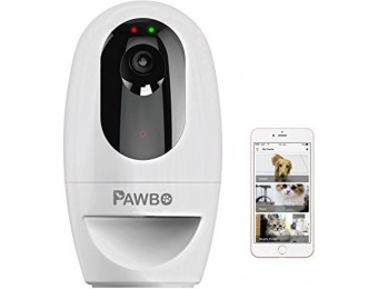 $89 off Pawbo Life Wi-Fi Pet Camera, Treat Dispenser, & Laser Game