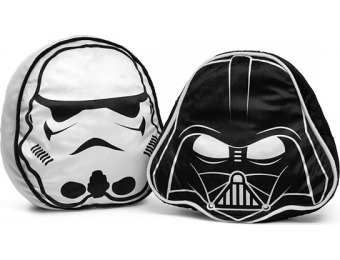 60% off Star Wars Darth Vader & Stormtrooper Throw Pillow Set