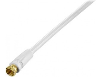 40% off Dynex 6' Antenna Cable - White