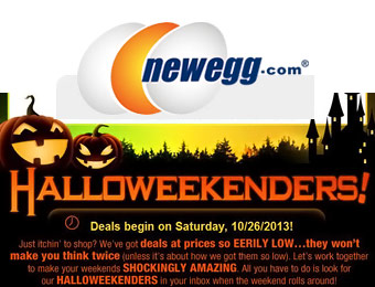 Newegg 2-Day Halloweekenders Sale - $100s off Hot Items