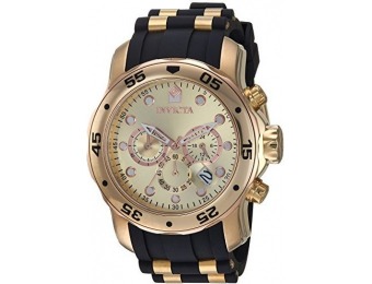 $830 off Invicta Men's Pro Diver 18k Ion-Plated Chronograph Watch