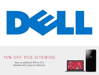 Extra 15% off PCs Sitewide at Dell for Cyber Monday