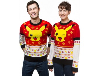 60% off Pokemon Pikachu Holiday Sweater