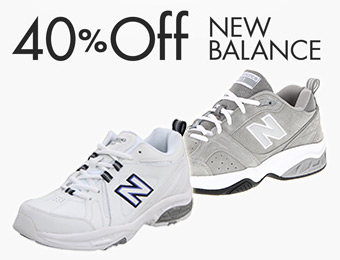 40% off New Balance Cross Training Shoes for Women and Men