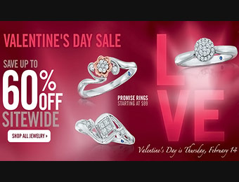 Valentine's Day Sale - Up to 60% off