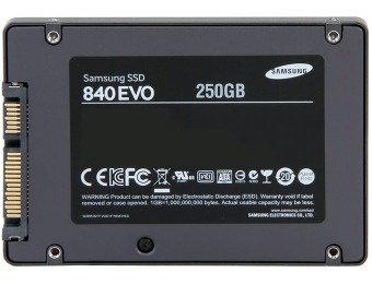 $115 off Samsung 840 EVO MZ-7TE250BW 2.5" 250GB SSD