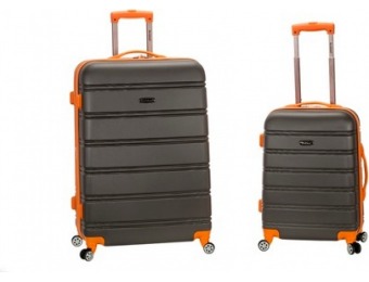 $72 off Rockland 2pc Expandable ABS Spinner Luggage Set