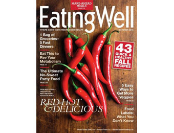 $22 off EatingWell Magazine Subscription, $7.50 / 6 Issues