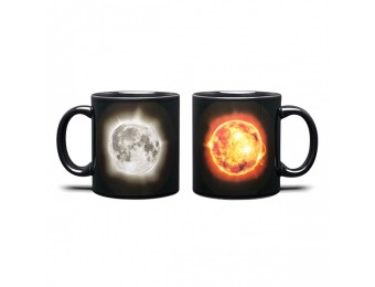 67% off Solar Eclipse 20oz Heat Changing Ceramic Mug