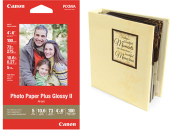 $190 off Photo Paper Plus Glossy II 4x6 Sheets (900 Sheets Free)