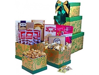 60% off Sweet Success Cookie, Candy and Snacks Gift Tower