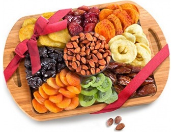 28% off Dried Fruit and Nuts Bamboo Cutting Board Serving Tray