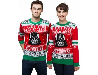 34% off Star Wars Darth Vader Lack of Cheer Holiday Sweater
