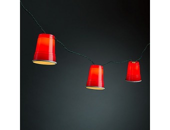 80% off Red Party Cup String Lights