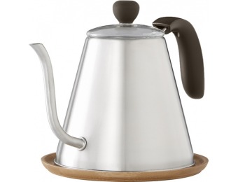 67% off Caribou Coffee 34-Oz. Stainless Steel Kettle