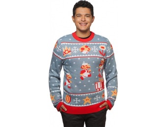 50% off Super Mario Bros. Holiday Sweater
