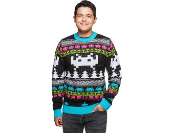 50% off Space Invaders Holiday Sweater