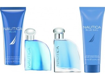 70% off Nautica Omni Blue and Blue Sail Men's Fragrance Gift Set