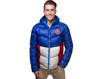 83% off Captain America Down Jacket