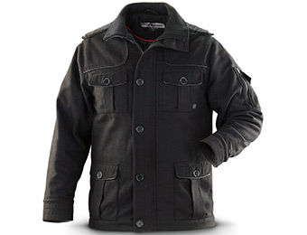 73% off Sportier Wool-blend Military-style Coat