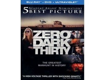 75% off Zero Dark Thirty (Blu-ray + DVD + Digital)
