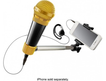 55% off SelfieMic Selfie Stick with Microphone