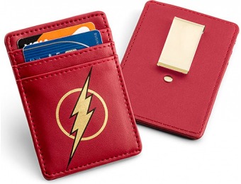 80% off The Flash Justice League Card Wallet with Money Clip