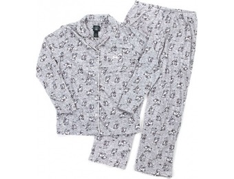 75% off Laura Ashley Long Sleeve Scottie Dog Print Pajama Set