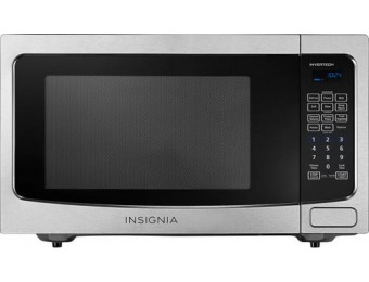 $60 off Insignia 1.6 Cu. Ft. Family-Size Microwave - Stainless steel