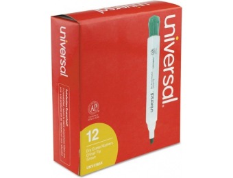 79% off Universal Dry Erase Marker, Chisel Tip, 12 ct - Green