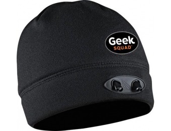 32% off Panther Vision Geek Squad POWERCAP LED Fleece Beanie