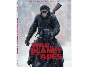 50% off War For The Planet Of The Apes (Blu-ray + DVD + Digital)