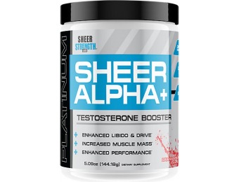 37% off Sheer Strength Sheer Alpha+ Testosterone Booster
