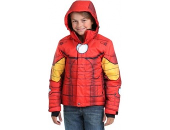 76% off Iron Man Superhero Kids Snow Jacket