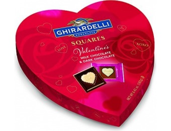 70% off Ghirardelli Valentines Day Heart Gift, Milk Chocolate,