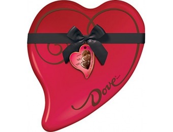 51% off DOVE Extra Large Valentine's Chocolate Heart Tin