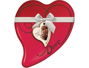 71% off DOVE Valentine's Assorted Chocolate Candy Heart Gift Tin