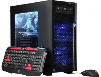 $150 off ABS Prime-1400 Gaming PC Ryzen 5, 8GB, 1TB, GTX 1050 Ti 4GB
