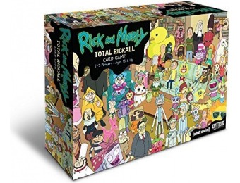 34% off Rick and Morty Total Rickall Cooperative Card Game