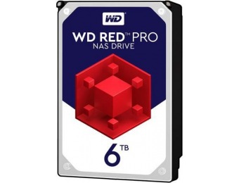 $100 off WD Red Pro 6TB NAS 7200 RPM Hard Disk Drive WD6002FFWX