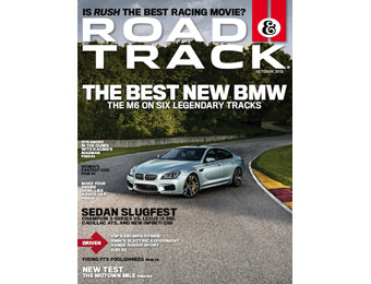 $43 off Road & Track Magazine Subscription, $4.50 / 10 Issues