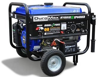 $150 off DuroMax XP4400EH Hybrid Portable Propane/Gas Generator