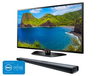 $850 off LG 55LN5790 55" LED HDTV w/ Sound Bar & $200 eGift