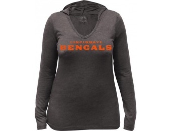 86% off Plus Size NFL Women's Plus Graphic Hoodie - Cincinnati Bengals