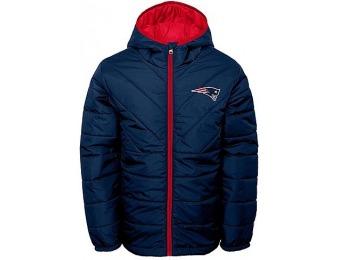 89% off NFL Boys' Quilted Jacket - New England Patriots