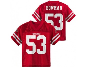83% off NFL Boys' Player Jersey - San Francisco 49ers NaVorro Bowman